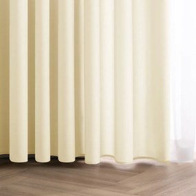 Draperie fildeș dimout (semi-opacă) 140x270 cm Carli – Restilo