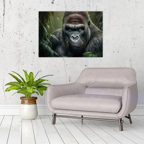 Tablou - Portret de gorilă (70x50 cm)