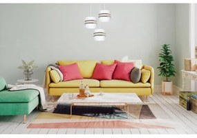 Lustră pe cablu CORAL 3xE27/60W/230V alb