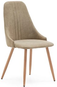 Scaune de dining verde-deschis 4 buc. Seul – Marckeric