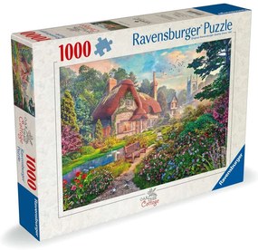 PUZZLE CASUTA DE LANGA STEJAR 1000 PIESE - RAVENSBURGER (RVSPA01571)