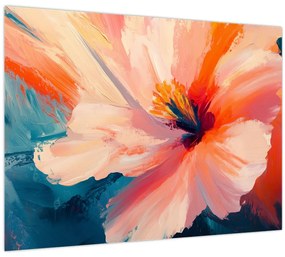 Tablou - Floare pictată (70x50 cm)