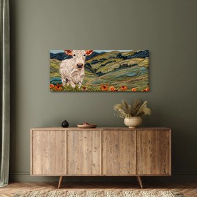 Tablou - Imitație de motiv tricotat (120x50 cm)