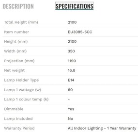 Lampadar/Lampa de podea design modern Giraffe 5L