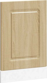 vidaXL Panou pentru mașină de spălat vase Stejar Sonoma Lemn prelucrat