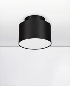 Spot aplicat, Plafoniera LED Ozen negru, 11cm