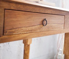 Birou din lemn de trandafir Sheesham Honey, Hemingway 90cm