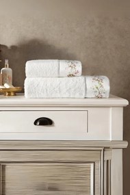 Set prosop și prosop de corp NARCUSSE, 2 buc Alb / White Set (prosop 50x100cm, prosop de corp 75x150cm)