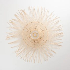 Brilagi - Lustră LED suspendată pe cablu CERIA BOHO, 1xE27/40W/230V, Ø 70 cm, din bambus