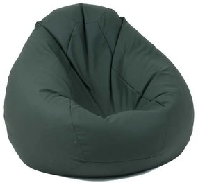 Fotoliu Nirvana Gigant, Material Piele ecologica - Dark Green