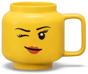 Cană pentru copii galben din ceramică 530 ml Head – LEGO®