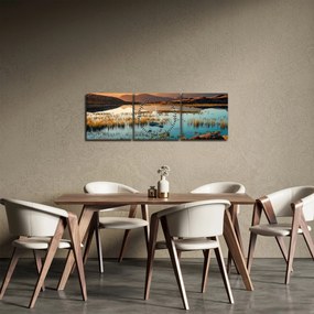 Tablou - Lac Guichard (cu ceas) (90x30 cm)