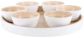 Set de servire alb din bambus ø 32 cm Puro – PT LIVING