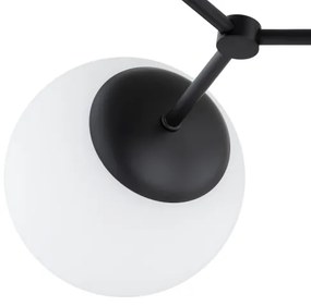 Lustră pe tijă FOTON 4xE14/10W/230V negru