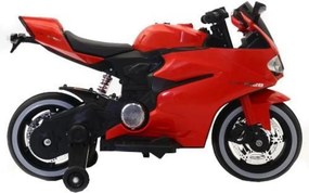 Motocicleta Electrica cu Acumulator Pentru Copii NOVOKIDS™ Napoleon Premium Motor, 3-7 ani, max 30 kg, Cu Sunete si Lumini LED, sa din piele,