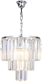 Zuma Line Amedeo lampă suspendată 4x40 W crom-cristal 17106/3+1-CHR