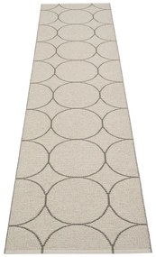 Covor tip traversă pentru interior și exterior gri închis 70x300 cm Boo Charcoal Linen – Pappelina