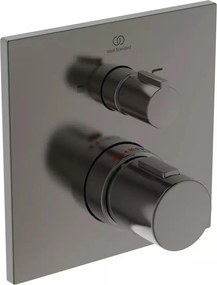 Baterie cada - dus incastrata Ideal Standard Ceratherm C100 gri Magnetic Grey fara corp ingropat