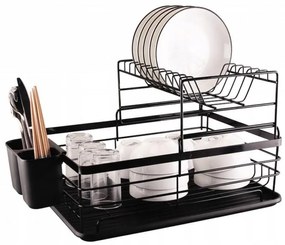 Scurgator de vase metalic RAVOLO, negru