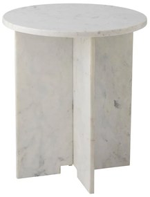 Măsuță auxiliară rotundă din marmură ø 46 cm Jasmia – Bloomingville