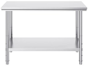 Masă de bucătărie din oțel inoxidabil