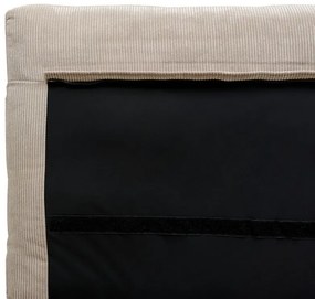 Pat matrimonial 140 cm Mellody (gri bej) (cu somieră). 1081351