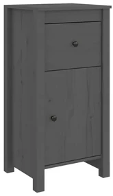 813758 vidaXL Servantă, gri, 40x35x80 cm, lemn masiv de pin