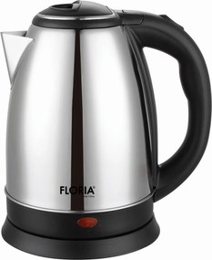 Fierbator din inox Floria ZLN6159 Argintiu, 1.8L, indicator luminos, putere 1800W
