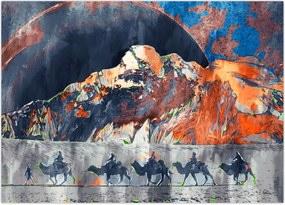 Tablou - Ilustrație de sweathouses (70x50 cm)