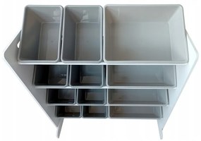 Organizator de jucării pentru copii XXL în gri