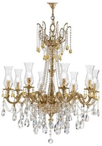 Candelabru LUX realizat manual cu cristale Scholer Queen 8L