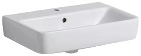 Lavoar suspendat Geberit Selnova Compact alb cu orificiu baterie
