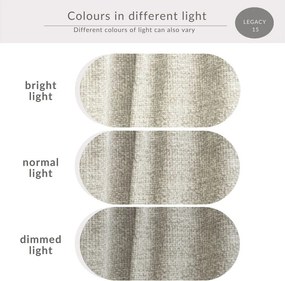 Colțar bej extensibil/cu spațiu de depozitare cu tapițerie din chenille (cu colț pe partea dreaptă/cu șezlong) Leon – Maison de Rêve