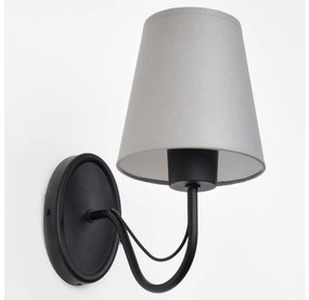 Lampă de perete MALBO 1xE27/15W/230V gri/negru