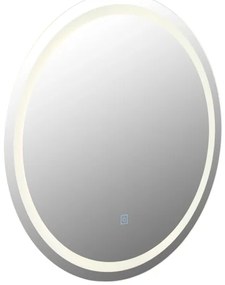 Oglindă LED dimabilă cu funcție de retroiluminare Globo 84033 RIVAS LED/10W/230V 4000K d. 55 cm