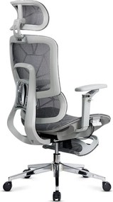 Scaun ergonomic SYYT 9520 gri, brațe 4D și șezut reglabil