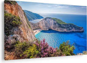 Tablou - Plaja Navagio, Grecia (90x60 cm)