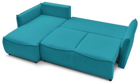 Colțar turcoaz extensibil (colț pe partea stângă ) Leon – Bobochic Paris