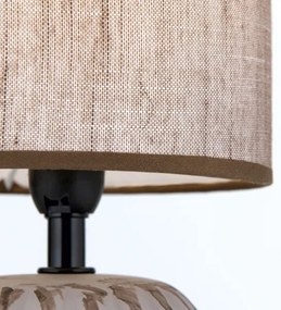 Lampă de masă Orion LA 4-1224/1 PINIA 1xE14/25W/230V ceramică bej/gri