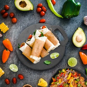 Placă de grătar rotundă ø 27,5 cm LITINA – Orion