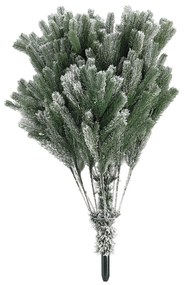 Brad artificial Talvi 210 cm verde cu suport de zapada si negru