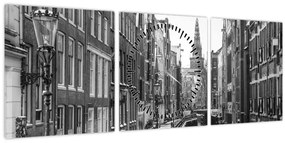 Tablou - Olanda (cu ceas) (90x30 cm)