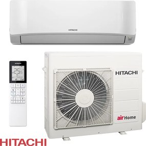 Aparat de aer conditionat cu invertor Hitachi AirHome 400 RAK-DJ70RHAE / RAC-DJ70WHAE, 24.000 BTU, 50 m², A++, Wi-Fi, R-32, Alb