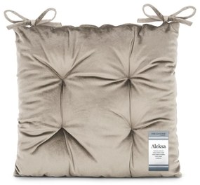 Pernă de scaun din catifea 40x40 cm Aleksa – Restilo