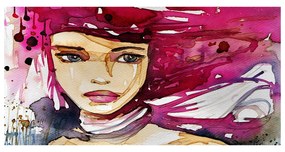 Tablou pe acril Abstracție femeie