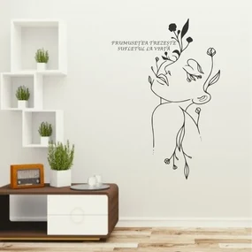 Sticker perete silueta Femeie 12