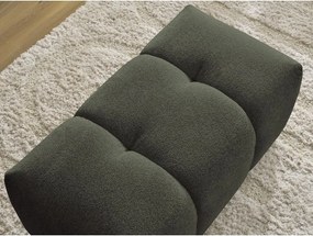 Taburet kaki cu tapițerie din chenille Roxelane – Bobochic Paris