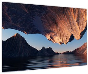 Tablou - Faleze 3D (90x60 cm)