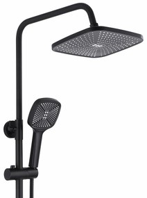 Baterie pentru dus Argus negru mat