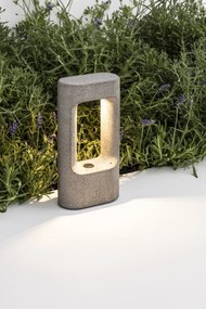 Stalp LED de exterior IP55 TOTEM 27,8cm Grey 2700K